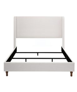 Hayden Upholstered Wingback Bed, Queen Size