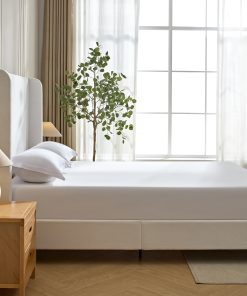 Harper Tall Headboard Upholstered Bed, Queen Size