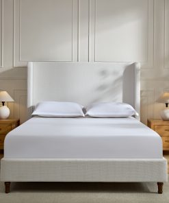 Harper Tall Headboard Upholstered Bed, Queen Size