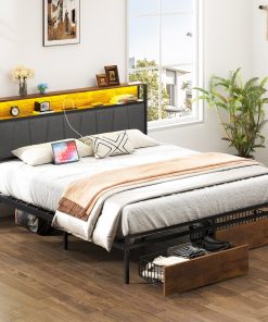 Upholstered Queen Size Bed Frame