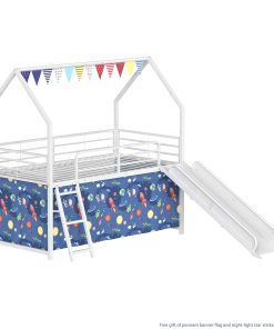 Jack Metal Junior House Twin Loft Bed