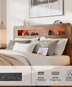 King Size Bed Frame With Large Under Bed Storage