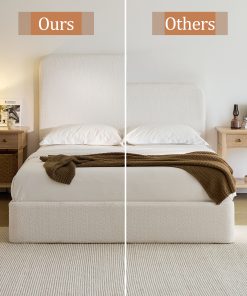 Canter Tall Headboard Upholstered Bed, King Size