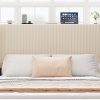 Metal Queen Size Platform Bed With Charging Station