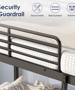 Metal Twin Over Twin Size Bunk Bed