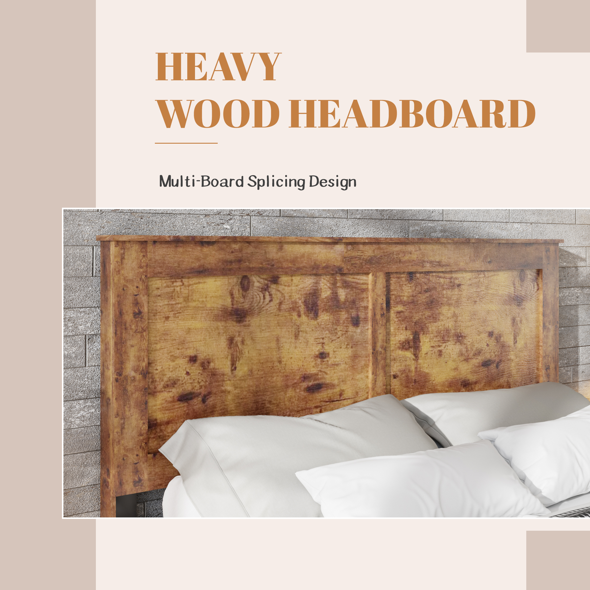 Wooden Twin Platform Bed Frame