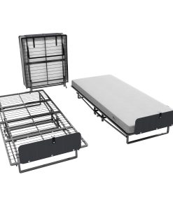 Metal Folding Bed Frame, Twin Size