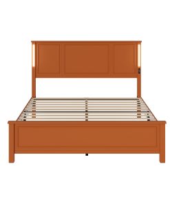 Queen Size Platform Bed Frame With Headboard And Footboard