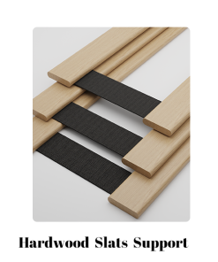 Queen Size Bed Frame with Upholstered Headboard and 4 Storage Drawers