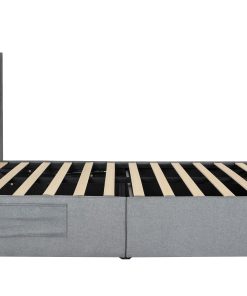 Full Size Bed Frame with Gas Lift