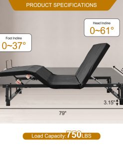Queen Size Adjustable Bed Base Frame