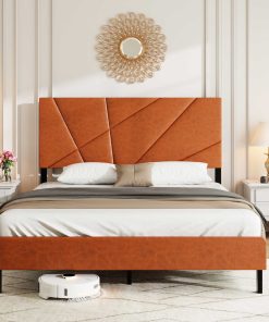 Full Size Metal Square Platform Bed