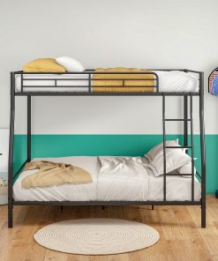 Heavy Duty Metal Full Over Queen Bunk Bed Frame
