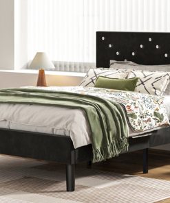 Upholstered Twin Size Platform Bed