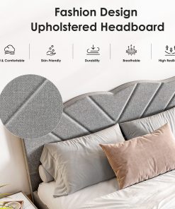 Queen Size Modern Platform Bed Frame