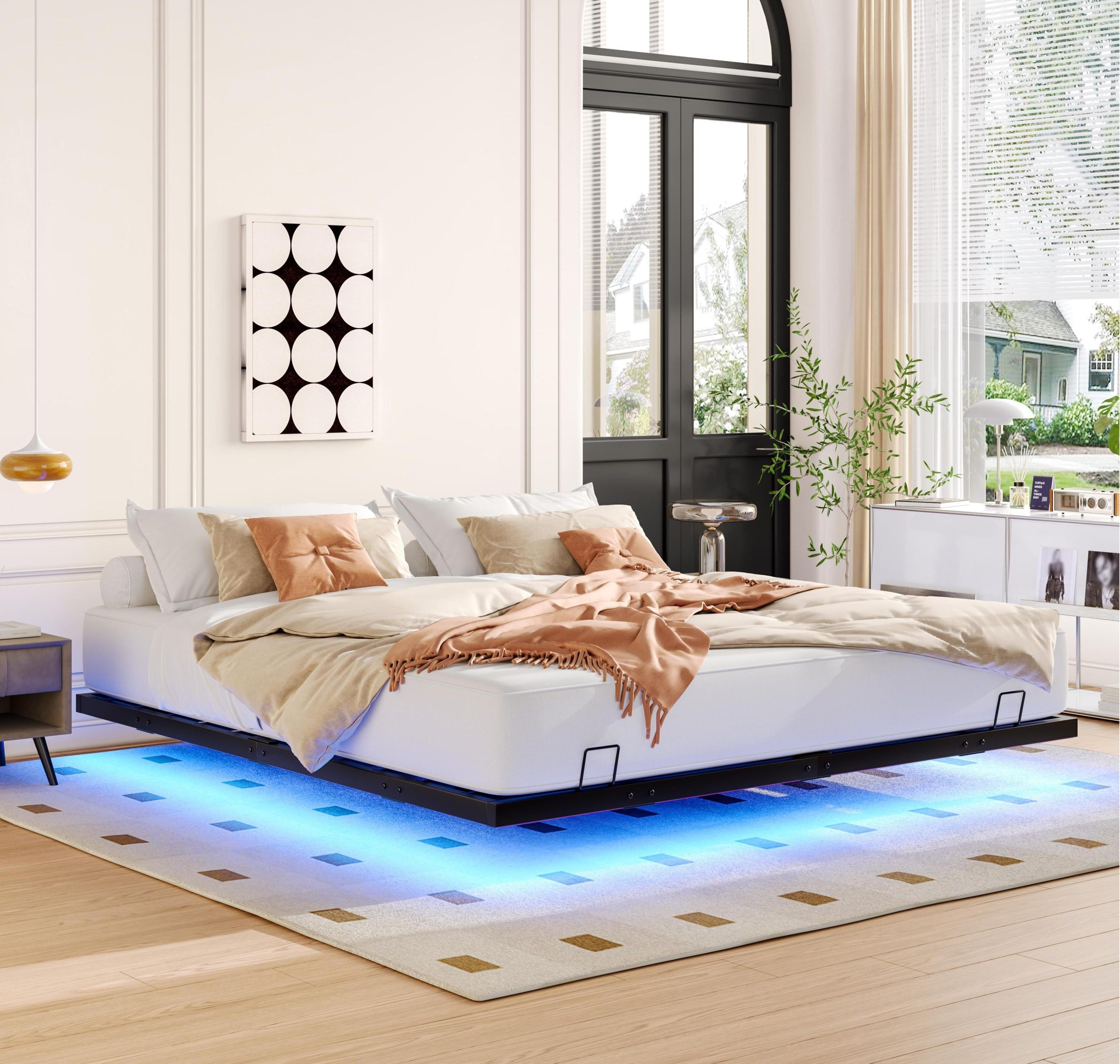 Queen Size Floating Bed Frames