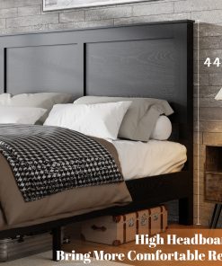 King Size Wood Platform Bed