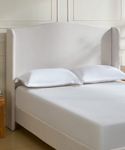 Hannah Upholstered Wingback Bed Queen Size