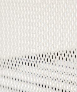 Black Twin Over Twin Bunk Bed With White Mesh Guard Rail