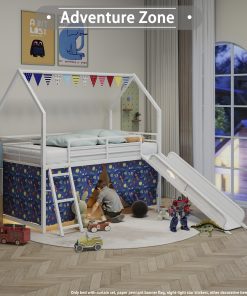 Jack Metal Junior House Twin Loft Bed