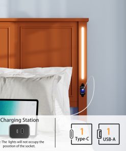 Queen Size Platform Bed Frame With Headboard And Footboard