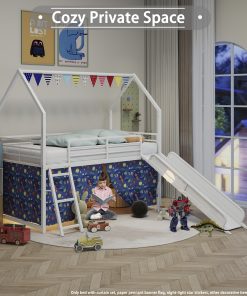 Jack Metal Junior House Twin Loft Bed