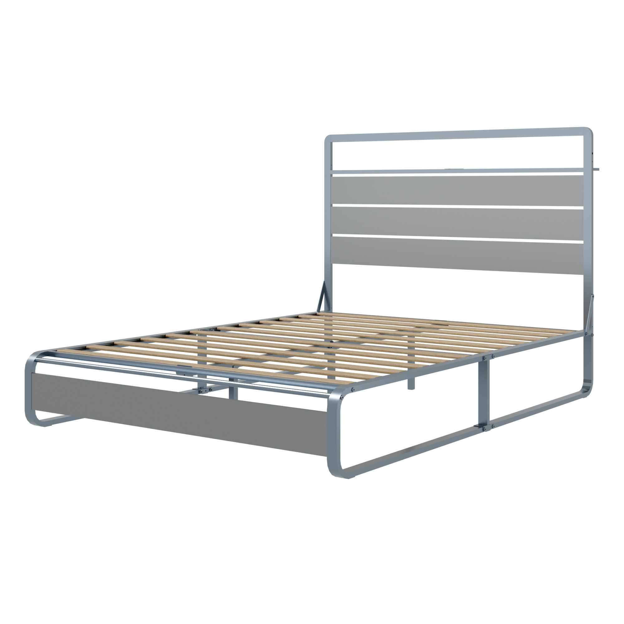 Metal Queen Size Bed Frame With Headboard