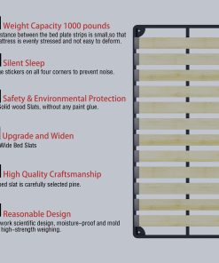 King Size Cloud Bed Frame with Oversized Padded Movable Headboard