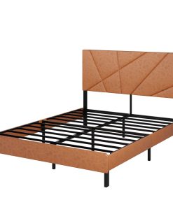 Queen Size Metal Square Platform Bed