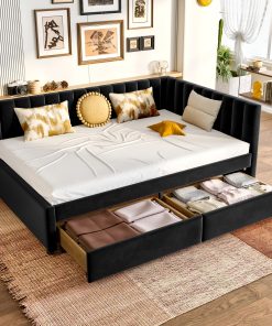 Full Size Daybed with Storage Drawers