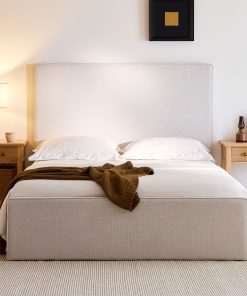 Lucas Tall Headboard Upholstered Bed, Queen Size