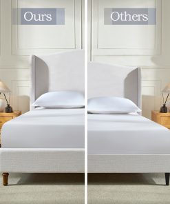 Hannah Upholstered Wingback Bed Queen Size