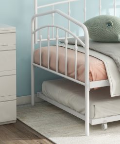 Fox Twin Daybed With Twin Trundle, White