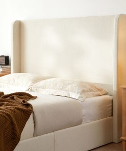 Carmen Upholstered Wingback Bed