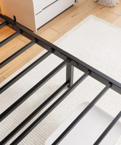 Queen Size Metal Bed Frame with Headboard