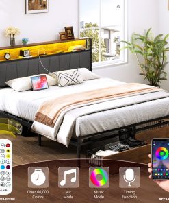 Upholstered Queen Size Bed Frame