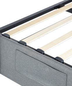 Queen Size Bed Frame with Storage