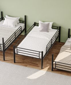 Twin Over Twin Over Twin Heavy Duty Metal Bunk Bed