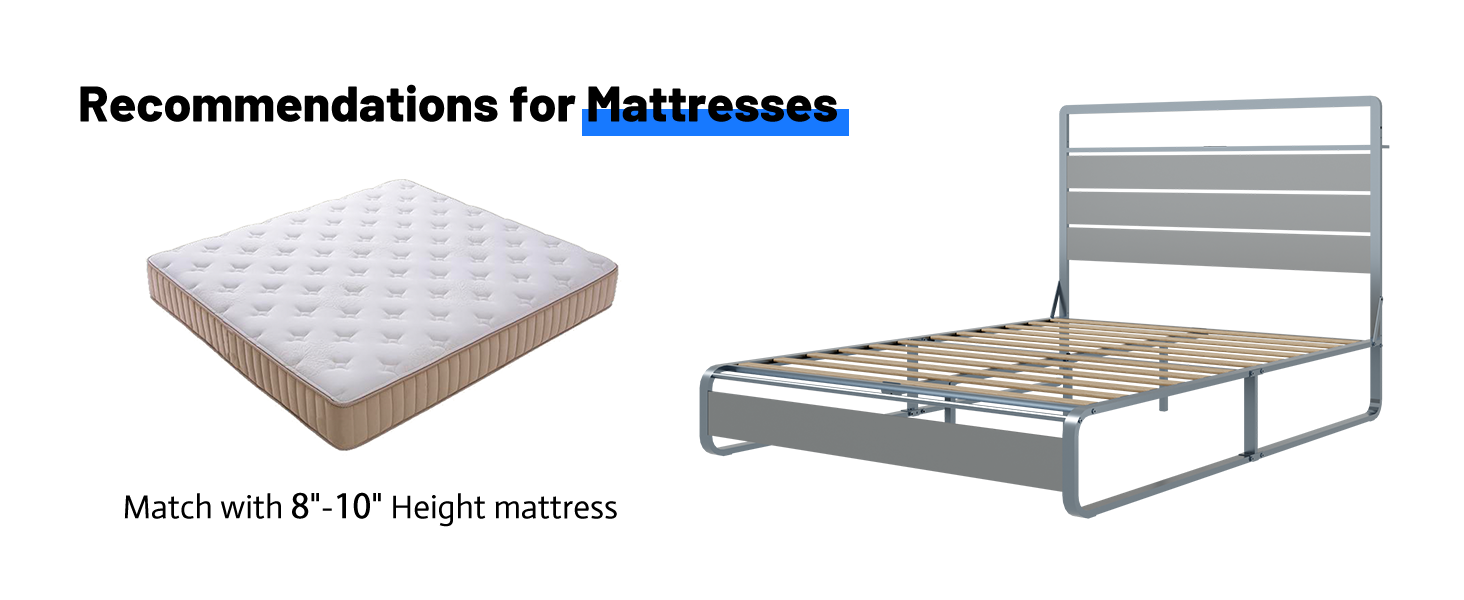 Metal Queen Size Bed Frame With Headboard