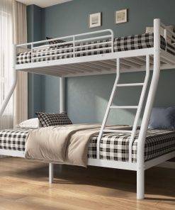 Metal Twin Over Full Size Bunk Bed