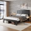 King Size Wood Platform Bed