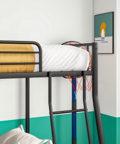 Heavy Duty Metal Full Over Queen Bunk Bed Frame