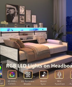 Farmhouse Twin Daybed With Trundle