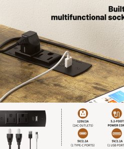 Twin Metal Loft Bed with L-Shaped Desk