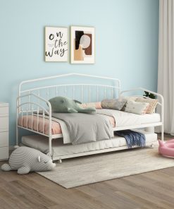 Fox Twin Daybed With Twin Trundle, White