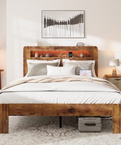 King Size Bed Frame With Large Under Bed Storage