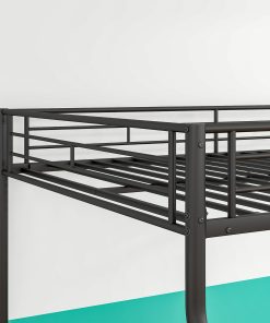 Heavy Duty Metal Full Over Queen Bunk Bed Frame