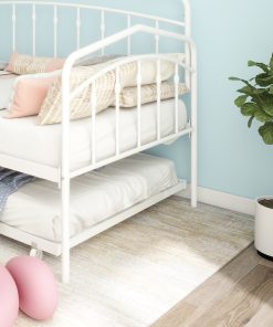 Fox Twin Daybed With Twin Trundle, White