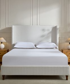 Harper Tall Headboard Upholstered Bed, Queen Size