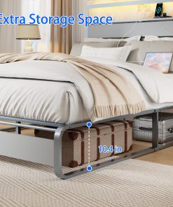 Metal Queen Size Bed Frame With Headboard
